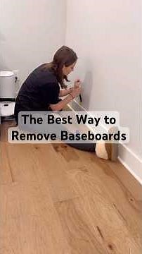 Best Way to Remove Baseboards | #diy