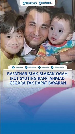 Rafathar Blak-blakan Ogah Ikut Syuting Raffi Ahmad Gegara Tak Dapat Bayaran