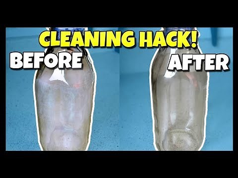 How To Clean The Inside Of Bottles Without A Brush | HACK DIY 📍 How To With Kristin
