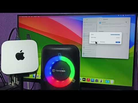 How to Connect Bluetooth Speaker to Apple Mac Mini M4/M5 on macOS