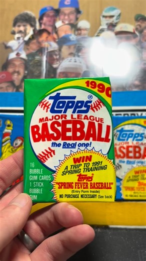 58 reactions · 4 comments | 1990 Topps Baseball #baseballcards #packopening #junkwax #topps #sportscards | Cards.nostalgia | Facebook