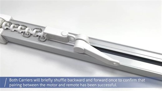 Watch Matter over Thread Smart Curtain Track Installation Video on Amazon Live