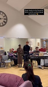 We were extremely lucky to welcome the Curve Theatre cast of The Sound of Music to the hospice yesterday! 🎶🎤 The talented cast performed a selection of songs from the show and some festive numbers to some of our patients and staff. It was an absolute delight! Thank you so much for visiting. 💛 | LOROS Hospice