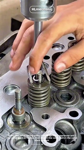 how to install a cotter valve #installation #mechanic #ideas #tecnical #mechanic #repair