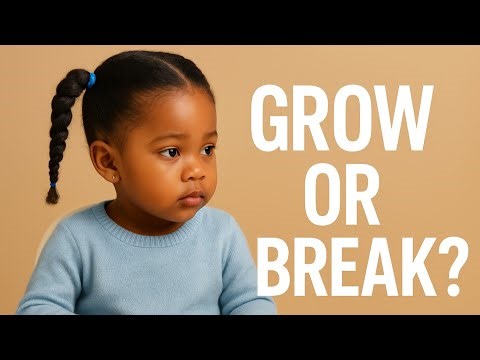 MINI BRAIDS ON PRINCESS 👑 | What GROWS vs What DESTROYS Natural Hair (MUST WATCH!)