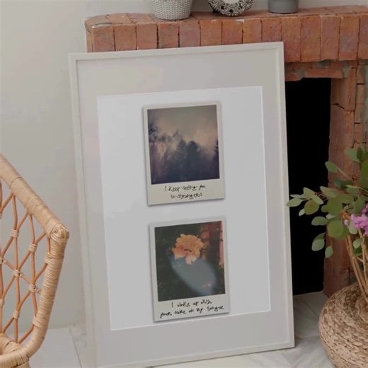 Vintage Polaroid Style Prints with Poetic Quotes (Digital Download)