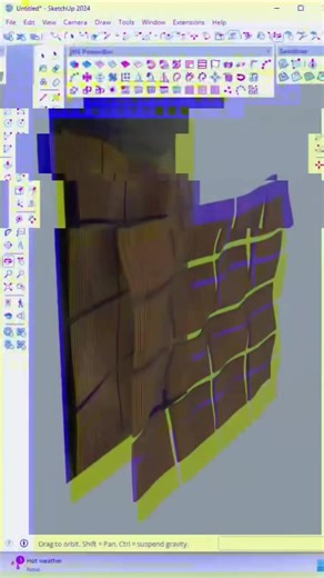 Create a Parametric Wall Easily with SketchUp