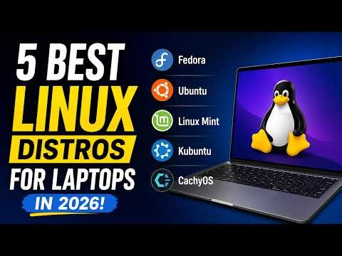 The 5 BEST Linux Distros for Laptops in 2026! 💻🐧