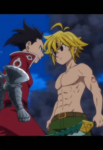 Meliodas Takes on the Ten Commandments_ Unstoppable Force! ⚔️#Anime #videoviral #meliodas