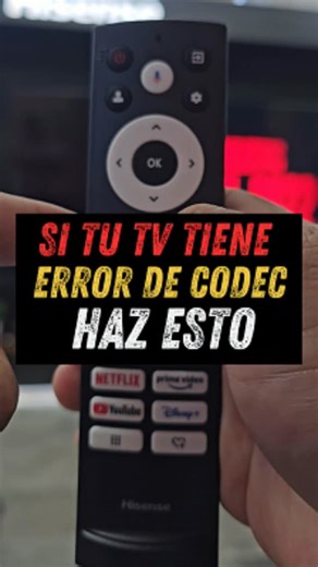 TecnoClips 📲 Noticias Tecnologicas /Reviews y Trucos 🇨🇴🇨🇱🇪🇨🇧🇷 on Instagram: "El molesto error de CODEC que le sale a TODOS LOS SMART TV cuando vas a ver una serie, película, concierto o anime que descargaste de internet. Pero tranqui aquí está la solución #tecnoclips #vlc #smarttv #tv #tech"