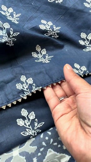 Handblock print angrakha kurta set with gota detailing #AngrakhaKurta #IndigoSuit #ethnicwear