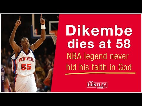 Dikembe Mutombo, NBA Legend and Christian humanitarian, dies at 58