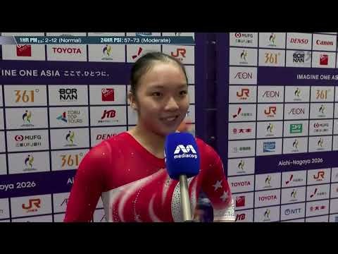 Singapore gymnasts reach team final as Amanda Yap advances on beam | Asian Games 2026