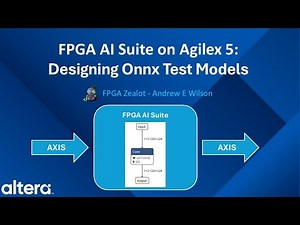 FPGA AI Suite on Agilex 5: Designing Onnx Test Models