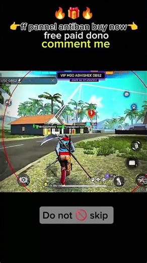 free fire 🔥 🚫👈 hack mod menu safe antiban pannel #gaming #shorts #ffmax