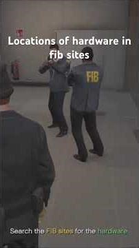 Locations of hardware in fib sites #gta5 #gtaonline