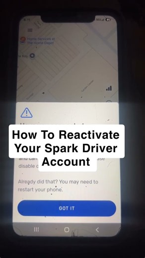 How To Reactivate Your Spark Driver Account #sparkdriver #delivery #courierlife #deliverydriver