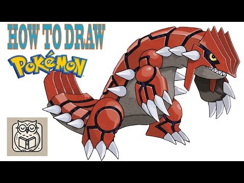 How to draw POKEMON Groudon step by step