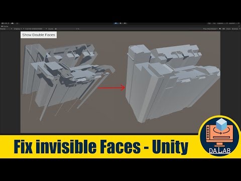Fix Invisible Faces at Runtime in Unity - Short Version