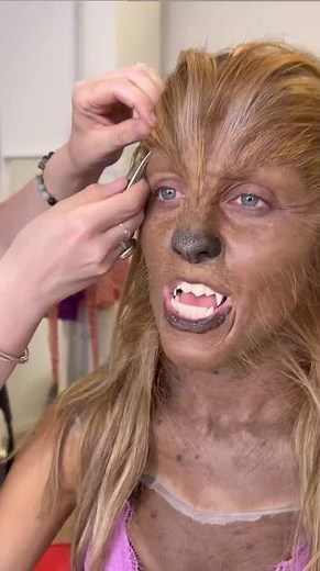 Werewolf prosthetic makeup