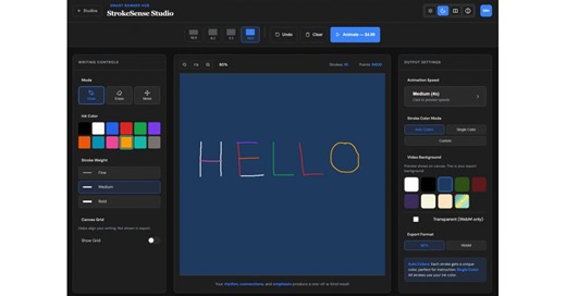 Smart Banner Hub Launches StrokeSense — Handwriting to Stroke-by-Stroke Animated Video With Auto Colors