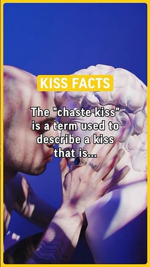 The “chaste kiss” is a term used to describe a kiss that is affectionate but not romantic… #kiss