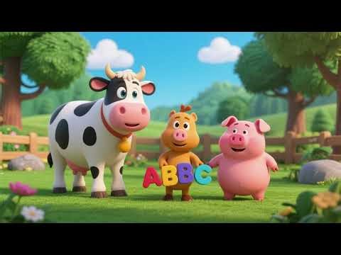 Cow, Piglet, and Friends ABC Adventure | Fun Animal Alphabet Song for Kids