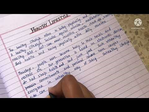 Essay on Healthy Lifestyle || 200-250 words essay || healthy lifestyle || essay writing ||