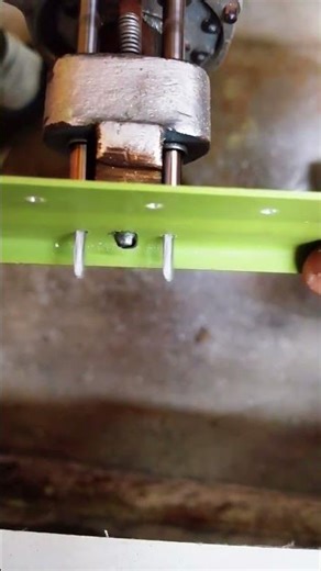 the process of making a double countersunk for rivets #usa #mechanic #shorts