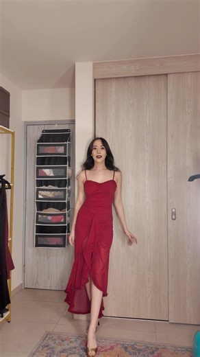 Closet Audit: Cherry Red Midi Dress 🍒 Date Night & Tango Energy
