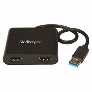 StarTech USB 3.0 to Dual HDMI Adapter - HDMI USB Adapter - USB HDMI