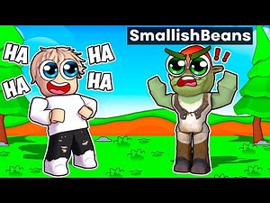 I FORCED SmallishBeans To Play ROBLOX With Me