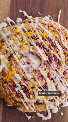 11K views · 32 reactions | Make a Giant Jam Bun with Melissa Clark: https://nyti.ms/3AcdNP4 | NYT Cooking | Facebook