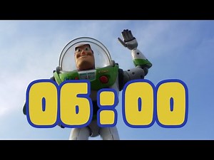 Toy Story Themed 6 Minute Timer with Buzz Lightyear for Focus and Motivation