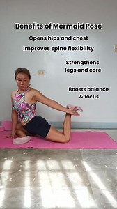 3.3K views · 35 reactions | Flowing into Mermaid Pose 隆‍♀️✨ It’s one of those shapes that feels graceful, deep, and powerful all at once. . #mermaidpose #hipopeneryoga #SpineFlexibility #flexibility #shoulderstrength #yoga #yogapractice #yogaeveryday #yogaposes #fitness | Letlet Yoga | Facebook