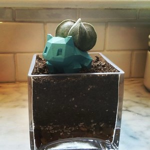 Tremendously Cute 3D Printed Bulbasaur Planter #3DxEntertainment #3DThursday #3DPrinting