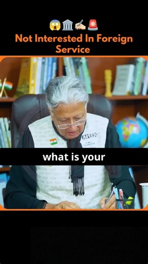Not Interested In Foreign Service 🏛️✍🏻🚨 UPSC Topper Mock Interview 2025 #upsc #ias #ips