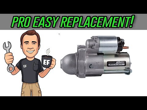 FAST/EASY Chevy GMC Cadilac Full Size 5.3L Starter Replacement!