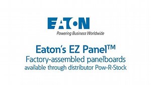 Eaton makes panel assembly easy - Eaton videos