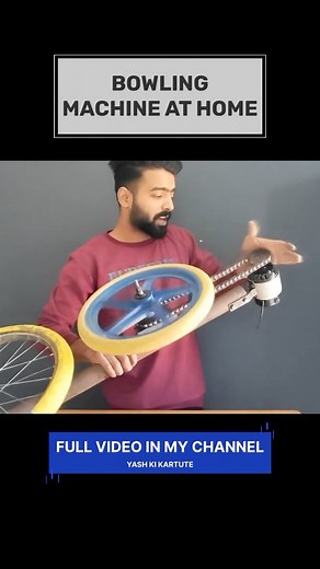 Ghar Pe Bowling Machine Kaise Banaye | Bowling Machine For Cricketers #cricketlover #cricket #make #making #bowlingmachine #cricketmerijaan #CRICKETMACHINE #athome #ykk #yashkikartute #yashcricket #cricketfans #cricketer #sportsman #sportsequipment #cricketproduct #explorepage #foryou #viral #fbreels #cricketreels #handmademachine #msdhoni | Yash Ki Kartute