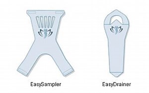 The EasySampler series of disposable products for collecting stool and urine specimens