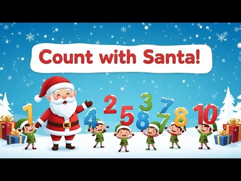 Santa’s Little Helpers 🎅🧝‍♂️ | Counting Song for Kids | Learn Numbers