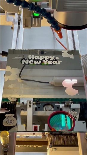 Mirror Laser Sandblasting Paint Removal Machine #mirror #glass #laser