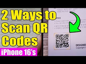 💡iPhone 16/16 Pro Max: How to Scan QR Codes In 2 Ways