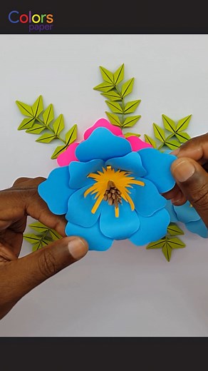 Paper Flowers for Decorations #craft #flowers #decor #origami | Colors Paper