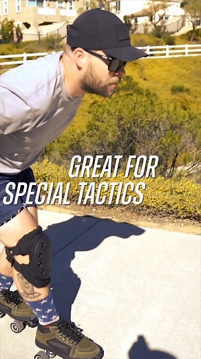 8.6K views · 47 reactions | Introducing the LAPG Tactical Roller Skates! Learn more about this hot new product at LAPG.com. Low price of $299.99 (each skate sold separately). Limited time offer - buy the left skate and get the right skate free! April Fools! These Tactical Roller Skates may not be available, but LAPG.com has lots of other great footwear. Use code SKATES15 to get 15% off your order too! (expires 4/2/2024 at 11:59 pm PST) | LA Police Gear | Facebook