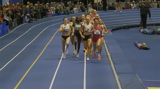 Hiltz fends off Hull to win women’s Wanamaker Mile
