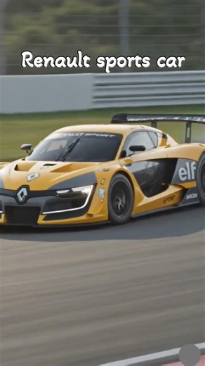Day 5 renault sports car 🏎 #renault #animation #sportscar #viral #filtro