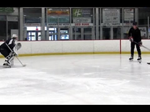 Ice Hockey Goalie Drill: USA Two-Shot Drill