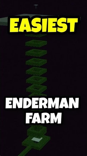 EASIEST ENDERMAN XP FARM Minecraft Bedrock | 26.2/1.21+ #minecraft #minecrafttutorial